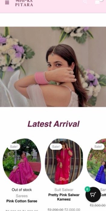 Gauri Ka Pitara — Ethnic fashion retail with a custom-order lane.